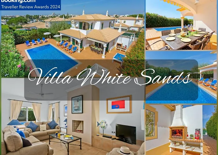 Villa White Sands - Private Oasis, Heated Pool, Beaches & Strip Nearby Albufeira